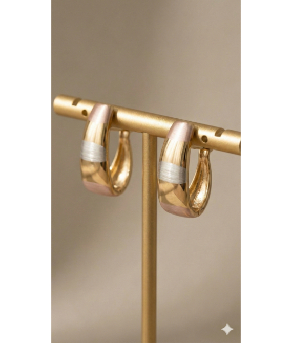 Tri-tone curved hoop