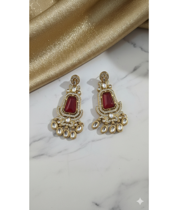 The Crimson Royal Chandbali