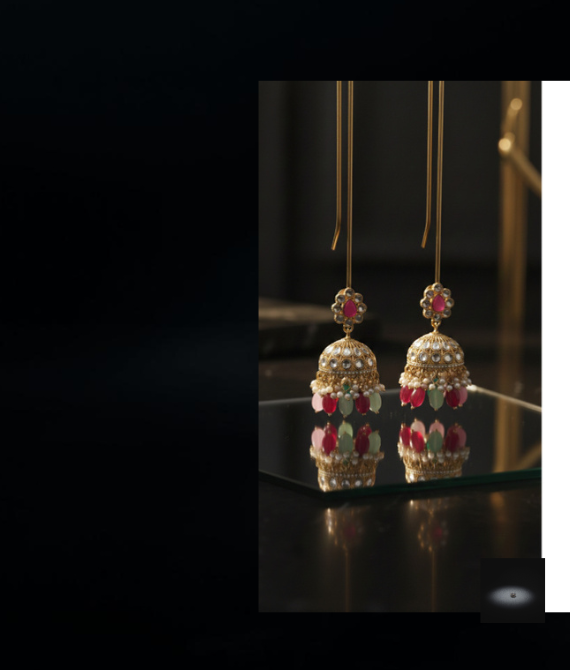 The Royal Pastel Jhumka