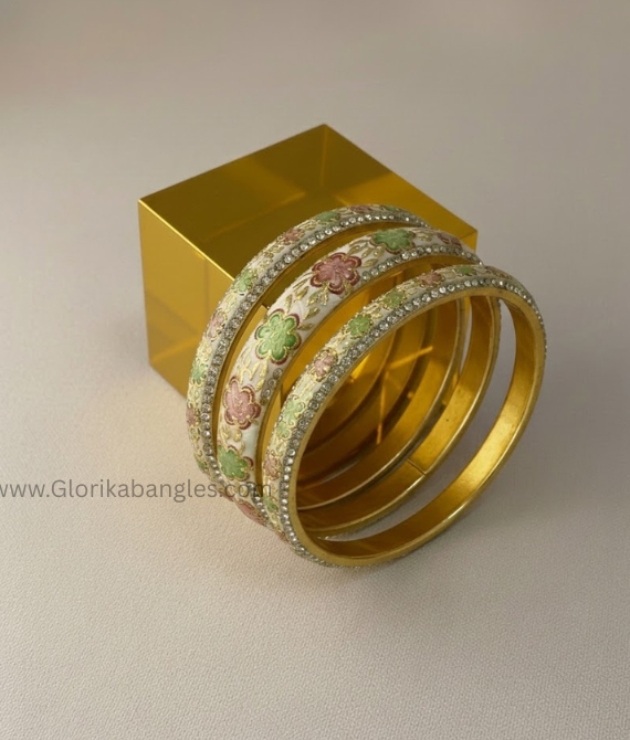 Vritika Floral Meenakari Bangles 2.6
