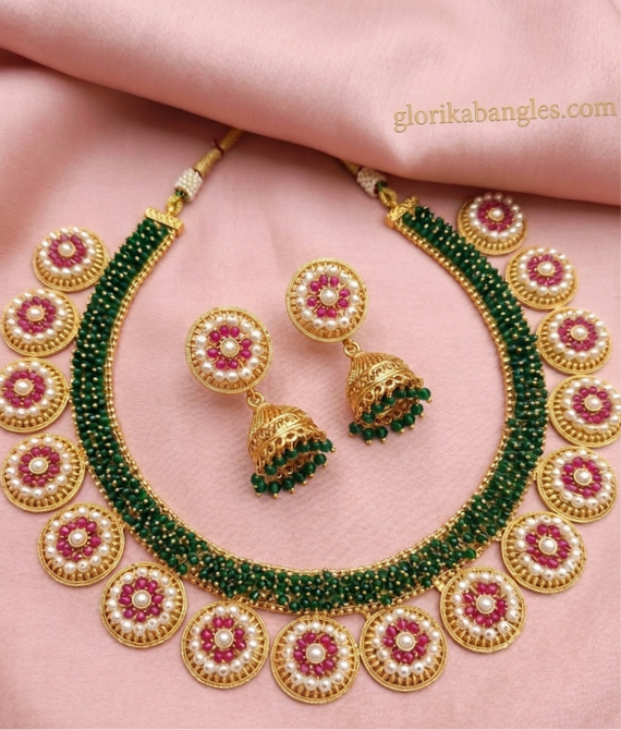 Rajasthani Pearl Choker Necklace