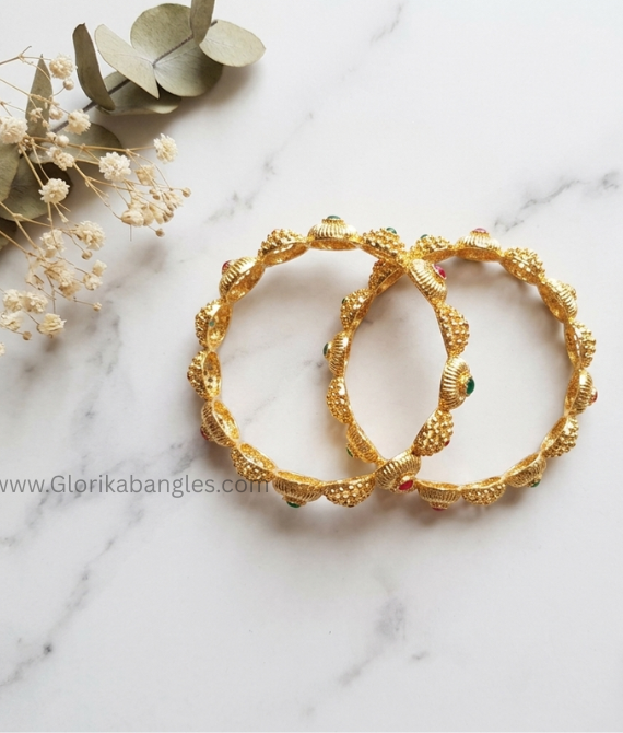 Meenakari Jali Kada Set